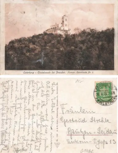 Cossebaude Dresden Osterberg o 1926