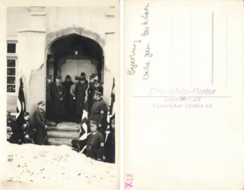 Dölzschen Dresden Begerburg Weihe zum Parteiheim der NSDAP Pressefoto Horter um 1935