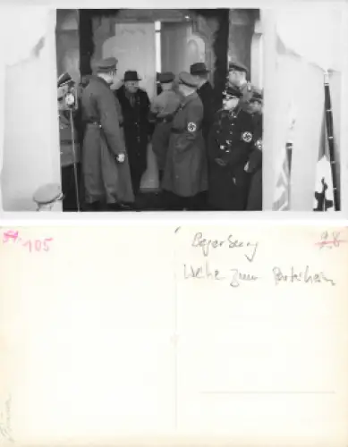 Dölzschen Dresden Begerburg Weihe zum Parteiheim der NSDAP Pressefoto Horter um 1935