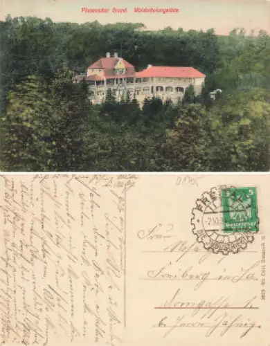 Freital Plauenscher Grund Walderholungstätte o 1924