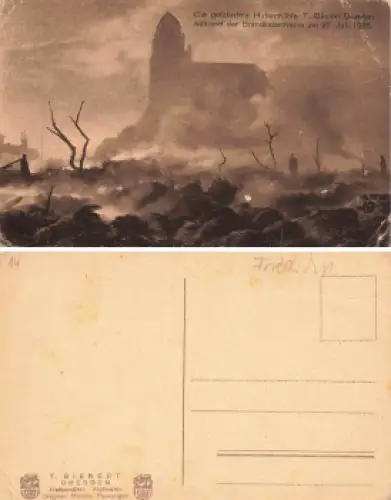 Friedrichstadt Dresden Bienert’sche Hafenmühle Brandkatastrophe 1926