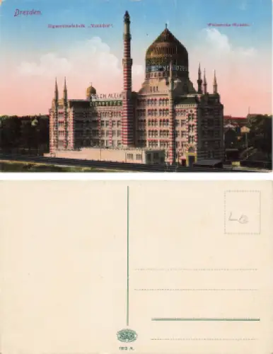 Friedrichstadt Dresden Zigarettenfabrik "Yenidze" Weisseritz Strasse * um 1920