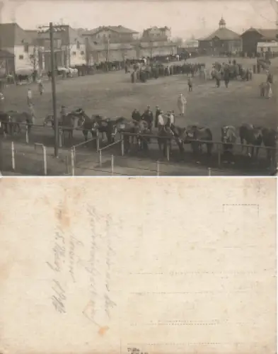 Seidnitz Dresden Rennplatz Militär Pferdetransport nach Dresden 15. März 1917