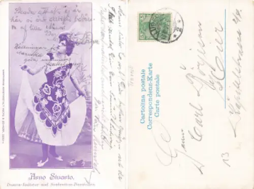 Travestie Arno Stuarto Damen Imitator und Soubretten Darsteller o 1901