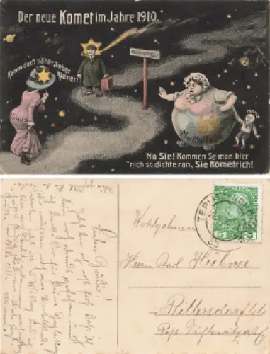 Zukunft Der neue Komet im Jahre 1910 o