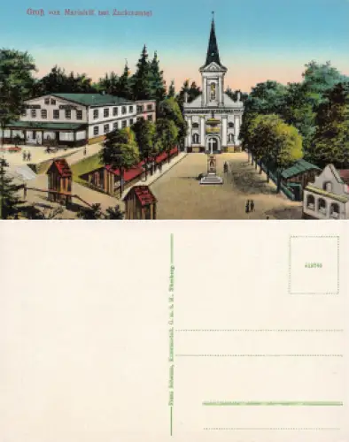 Zuckmantel Oesterreichisch Schlesien Mariahilf Zlate Hory * um 1920