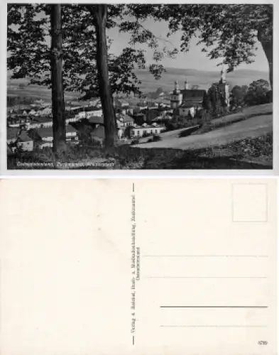 Zuckmantel Altvatergebirge Niederstadt Zlaté Hory * um 1930