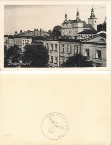 Zuckmantel Altvatergebirge Feldpoststempel 5. Landesschützen Btl. 559