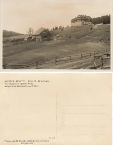 Schlesische Beskiden Berghotel am Weissen Kreuz  * um 1930