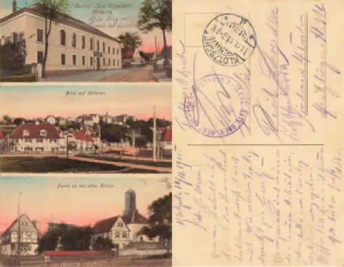 Hellerau Dresden Gasthof Zum Erbgericht Klotzsche Feldpost II.Ers.-Batl. Gren.-Regt.101