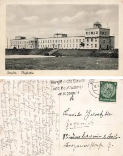 Klotzsche Dresden Flughafen * um 1930