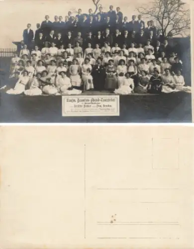 Leuben Dresden Kaufm. Beamten Abend Tanzzirkel Tanzausflug zum Gasthof Leuben 1912