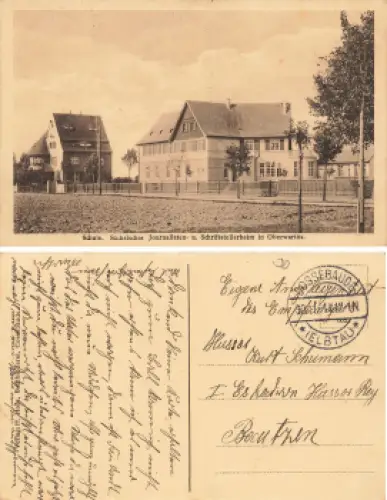 Oberwartha Dresden Schule Journalisten und Schriftstellerheim o 1914