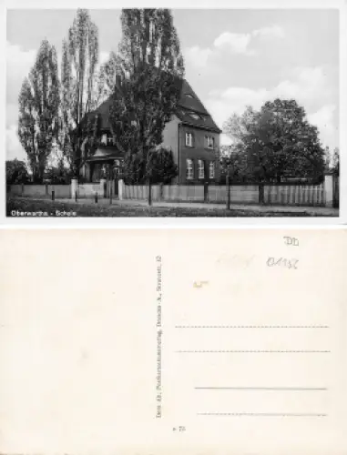 Oberwartha Dresden Schule * um 1930