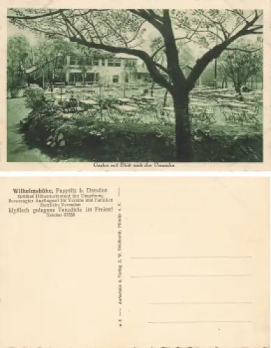 Pappritz Dresden Gasthof Wilhelmshöhe * um 1930