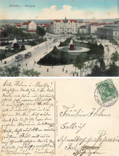 Dresden Neustadt Albertplatz o 1909