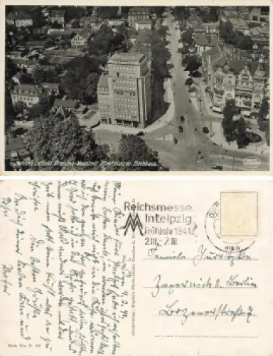 Dresden Neustadt Albertplatz mit Hochhaus o 1941