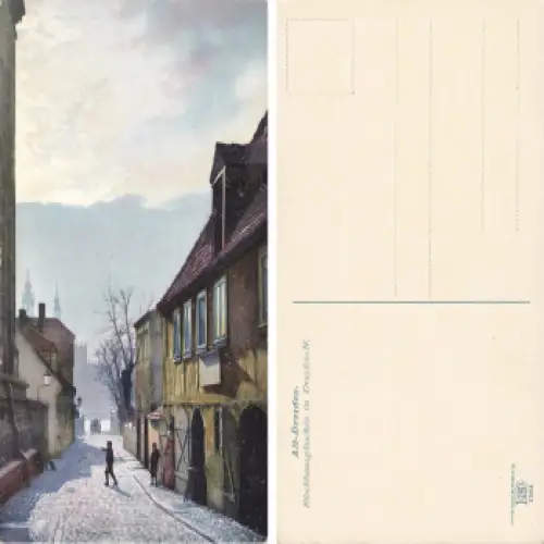 Alt-Dresden Neustadt Blockhausgässchen * um 1920