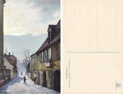Alt-Dresden Neustadt Blockhausgässchen * um 1920