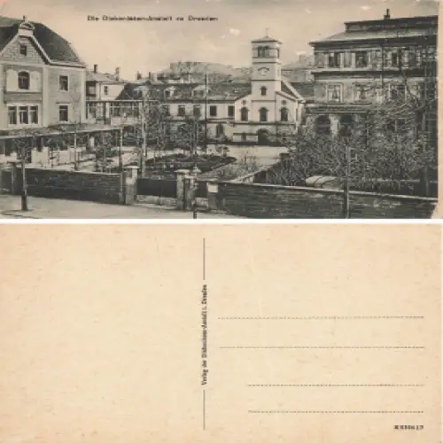 Dresden Neustadt Bautzner Straße Diakonissen Anstalt * um 1920