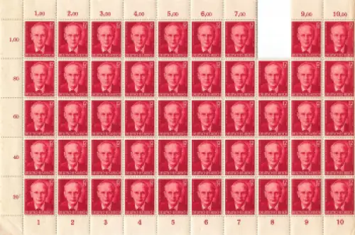 Deutsches Reich Michel 856 Peter Rosegger Schalterbogenteil **1943