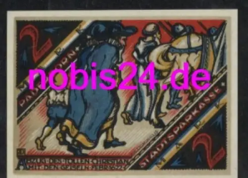 Paderborn Notgeld 2 Mark 1921