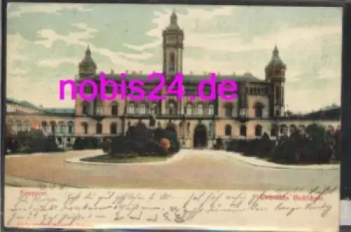 Hannover Technische Hochschule Prägekarte o 17.12.1904