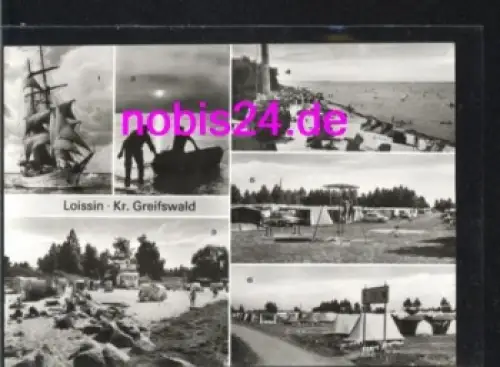 17509 Loissin Schiff Zeltplatz *ca. 1983