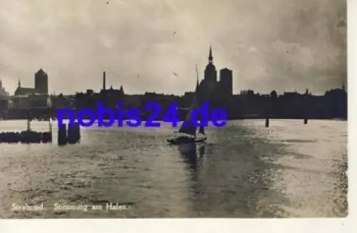 Stralsund Hafen o 1930