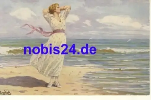 Meeresrauschen Künstlerkarte Mailick Serie 4257/4 *ca.1910