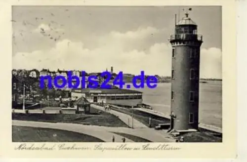 Cuxhaven Leuchtturm o 1956