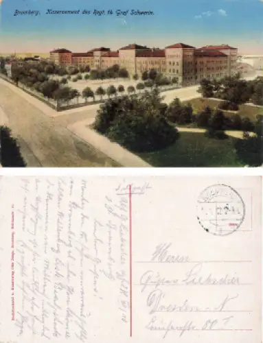 Bromberg Posen Kaserne des Regiment 14 Graf Schwerin Bydgoszcz o 1917