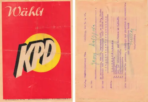 KPD Schleswig-Holstein Mitgliederversammlung Moislinger Baum Lübeck 1947 A5