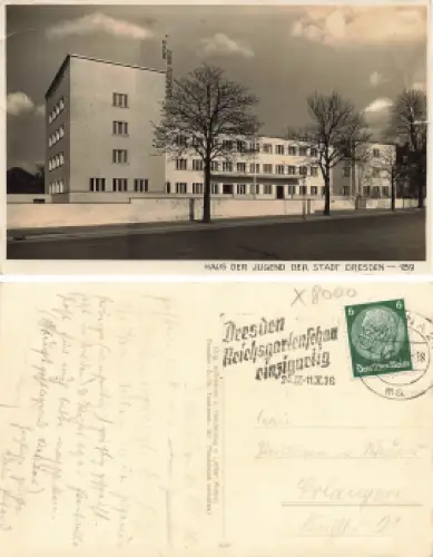 Strehlen Dresden Haus der Jugend Strehlener Platz o 1938