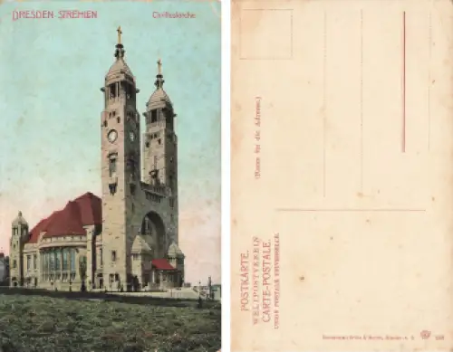 Strehlen Dresden Christuskirche * um 1910