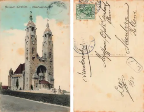 Strehlen Dresden Christuskirche o 1911