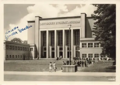Dresden Deutsches Hygiene Museum o 1957