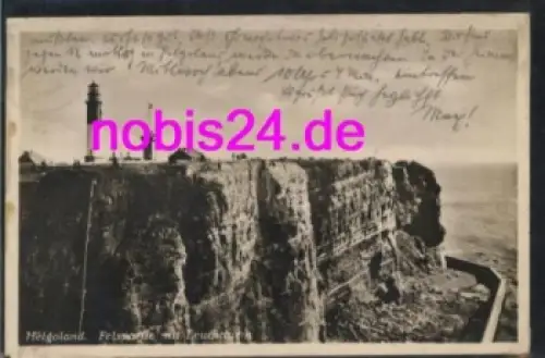 27498 Helgoland Felspartie Leuchtturm o 31.7.1927
