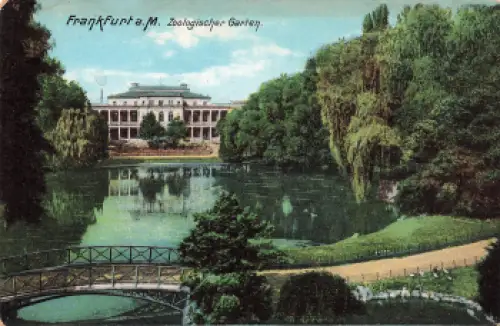 Frankfurt Main Zoologischer Garten * um 1920