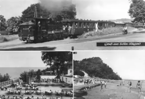 18586 Sellin Rügen Kleinbahn Mehrbildkarte o um 1980