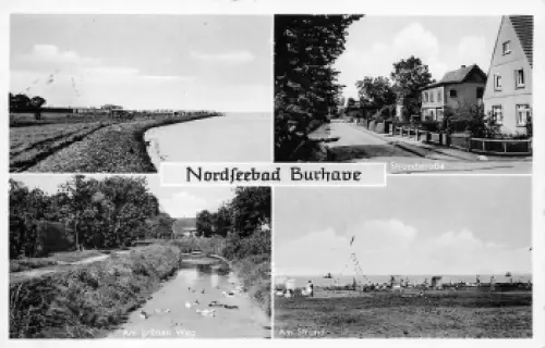 26969 Burhave Nordseebad Strandstrasse o 1957