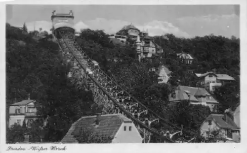 Weisser Hirsch Dresden Drahtseilbahn * um 1950