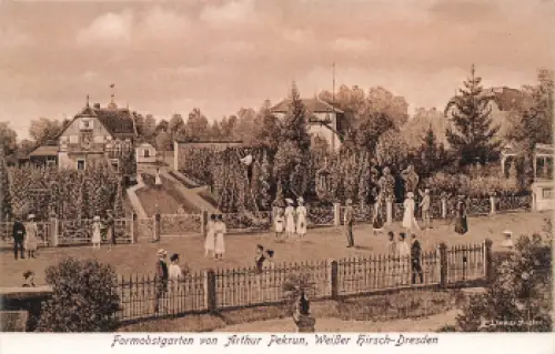 Weisser Hirsch Dresden Formobstgarten Arthur Pekrun * um 1910