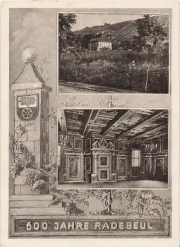 01445 Hoflößnitz Radebeul 600 Jahrfeier *1949