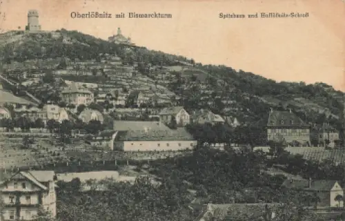 01445 Oberlößnitz Radebeul mit Bismarckturm o 1921