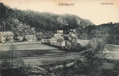 01445 Lößnitzgrund Radebeul Licht Luft Bad o 1914