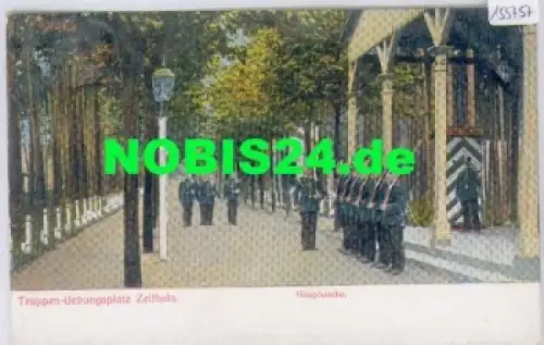 01619 Zeithain, Truppenübungsplatz, Hauptwache *ca. 1910