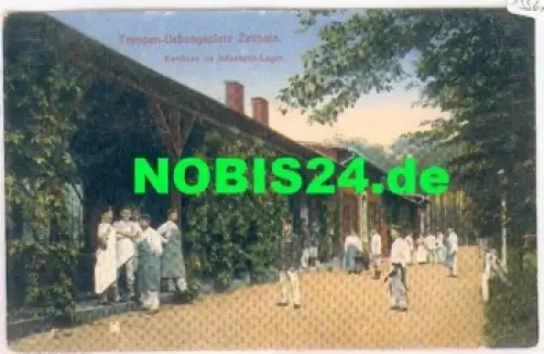 01619 Zeithain Truppenübungsplatz Kantinen im Infanterie-Lager o 5.5.1916
