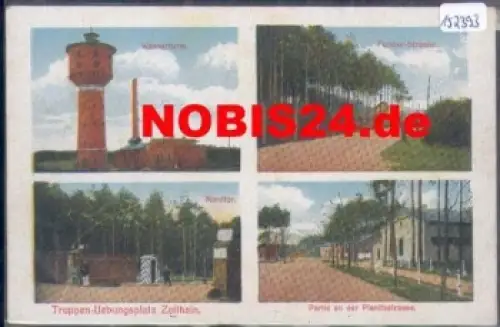 01619 Zeithain Truppenübungsplatz, Wasserturm o 2.12.1915