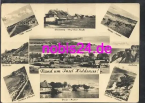18565 Hiddensee Mehrbildkarte o 31.5.1958